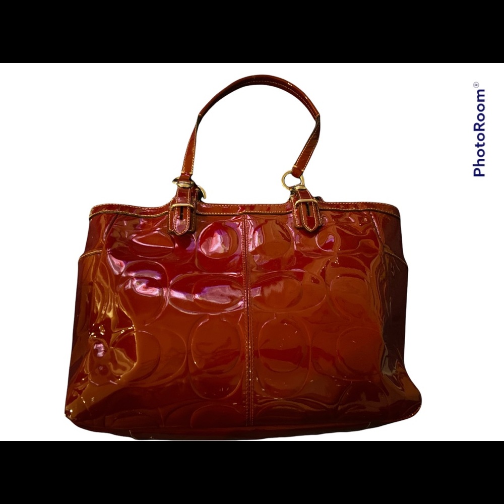 Coach handbag red